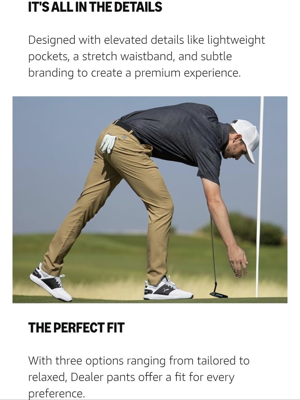 Puma Men's Dealer Tailored Golf Pants